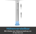 ACXIN Aluminiowy taboret prysznicowy z regulacją wysokości ACXIN Aluminiowy taboret prysznicowy z regulacją wysokości
