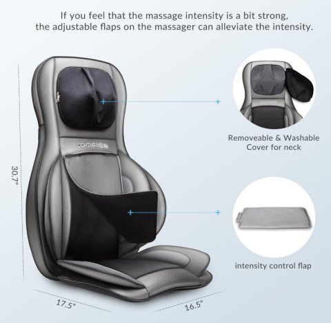 Comfier Shiatsu – Poduszka do masażu pleców i karku z ciepłem Comfier Shiatsu – Poduszka do masażu pleców i karku z ciepłem
