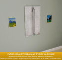 Funkcjonalny składany stolik ścienny 74 cm KDR