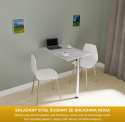 Funkcjonalny składany stolik ścienny 74 cm KDR