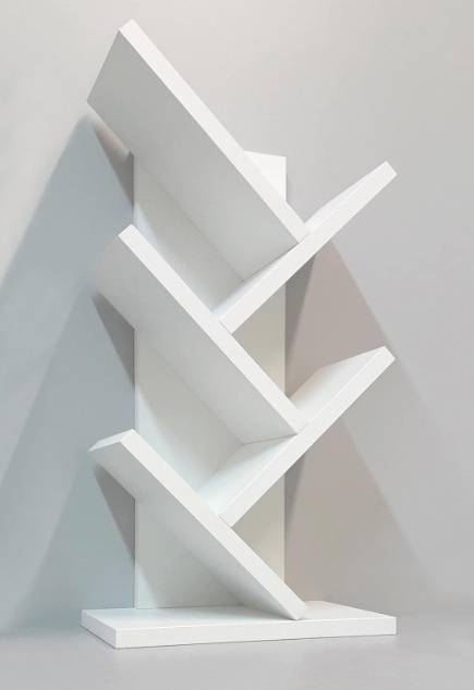 Henor – Regał stołowy w kształcie drzewa, biały, 30 x 61 x 18 cm Henor – Regał stołowy w kształcie drzewa, biały, 30 x 61 x 18 cm