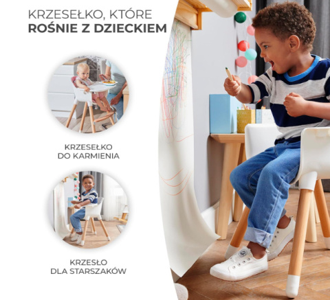 Kinderkraft Krzesełko do Karmienia SIENNA 2w1 Kinderkraft Krzesełko do Karmienia SIENNA 2w1