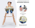 Kinderkraft Krzesełko do Karmienia SIENNA 2w1
