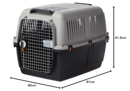 MP Bergamo IATA Transporter dla Psa Kota Bracco 5 Szaro-Czarny 81x60x61,5 cm