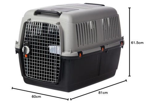 MP Bergamo IATA Transporter dla Psa Kota Bracco 5 Szaro-Czarny 81x60x61,5 cm MP Bergamo IATA Transporter dla Psa Kota Bracco 5 Szaro-Czarny 81x60x61,5 cm