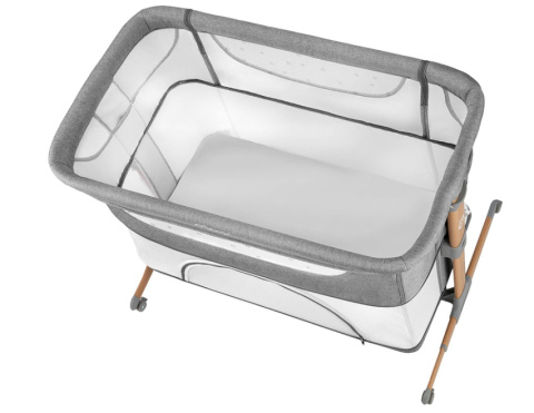 MoMi SMART BED – Łóżeczko 4w1, Szary, 55 x 95 cm MoMi SMART BED – Łóżeczko 4w1, Szary, 55 x 95 cm