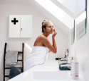 Relaxdays Szafka Medyczna XXL/ apteczka – zamykana, 11 przegródek