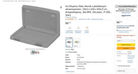Mata Nocnik dla psów Iris Ohyama IT-500 Mata Nocnik dla psów Iris Ohyama IT-500