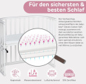 Babybay Oryginalne Łóżko Dostawiane z Litego Drewna Bukowego