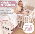 Babybay Oryginalne Łóżko Dostawiane z Litego Drewna Bukowego