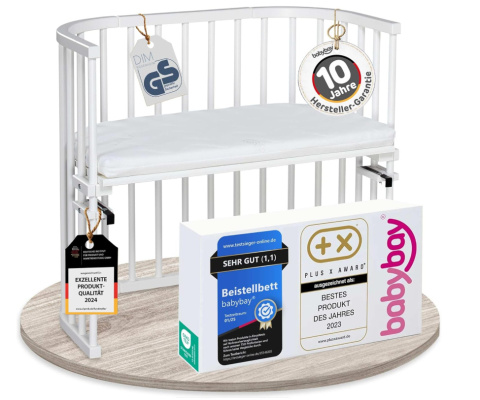 Babybay Oryginalne Łóżko Dostawiane z Litego Drewna Bukowego Babybay Oryginalne Łóżko Dostawiane z Litego Drewna Bukowego