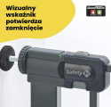 Safety 1st Secure Tech Simply Close – Rozsuwana Bramka Zabezpieczająca, Biała 109-111, 107