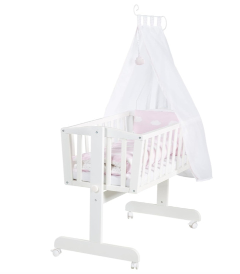 roba Kołyska dla niemowląt 40 x 90 cm z drewna – Mała Chmura roba Kołyska dla niemowląt 40 x 90 cm z drewna – Mała Chmura