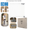 Bramka zabezpieczająca REER T-Gate 73-106 cm, Biała 104