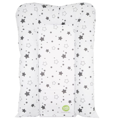 Babycalin Podkładka do przewijania Płatek, 50 x 70 cm – Szara z gwiazdami Babycalin Podkładka do przewijania Płatek, 50 x 70 cm – Szara z gwiazdami
