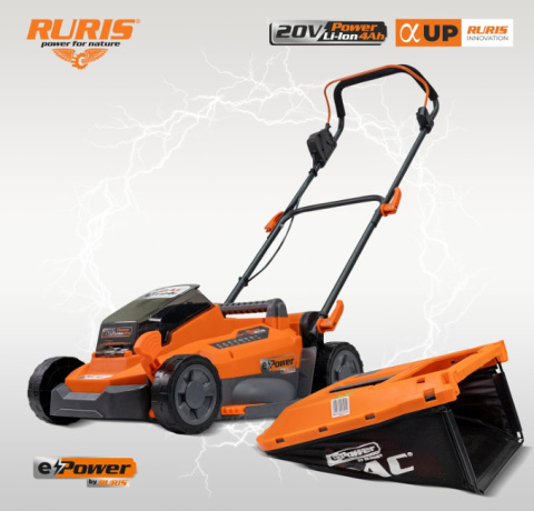 RURIS DAC 3324E Kosiarka akumulatorowa 20V RURIS DAC 3324E Kosiarka akumulatorowa 20V