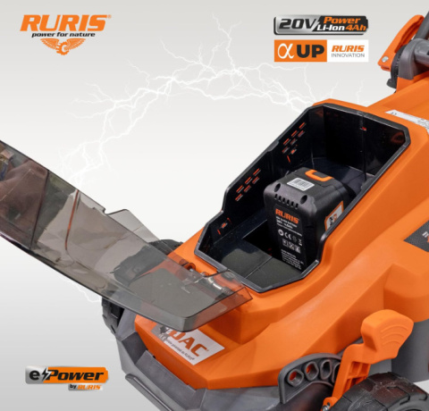 RURIS DAC 3324E Kosiarka akumulatorowa 20V RURIS DAC 3324E Kosiarka akumulatorowa 20V
