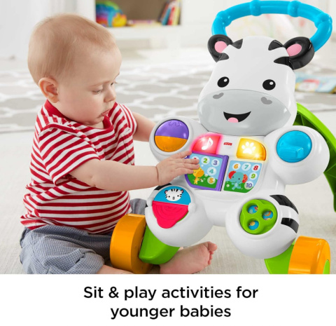 Fisher-Price Zebra Walker – Chodzik Edukacyjny 2w1 Fisher-Price Zebra Walker – Chodzik Edukacyjny 2w1