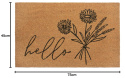 Hanse Home Kokos Wycieraczka do wnętrz 45 x 75 cm Hanse Home Kokos Wycieraczka do wnętrz 45 x 75 cm