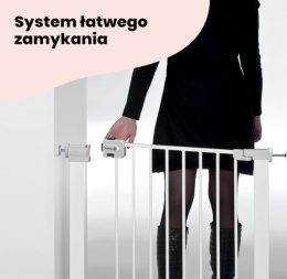 Safety 1st Secure Tech Simply Close – Rozsuwana Bramka Zabezpieczająca, Biała 112-114, 108,106,105,101,102