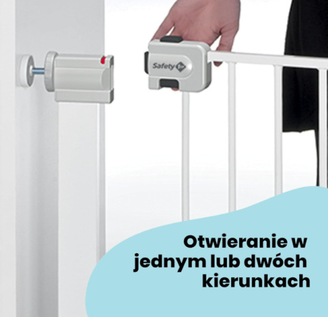 Safety 1st Secure Tech Simply Close – Rozsuwana Bramka Zabezpieczająca, Biała 112-114, 108,106,105,101,102 Safety 1st Secure Tech Simply Close – Rozsuwana Bramka Zabezpieczająca, Biała 112-114, 108,106,105,101,102