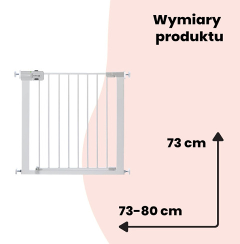 Safety 1st Secure Tech Simply Close – Rozsuwana Bramka Zabezpieczająca, Biała 112-114, 108,106,105,101,102 Safety 1st Secure Tech Simply Close – Rozsuwana Bramka Zabezpieczająca, Biała 112-114, 108,106,105,101,102