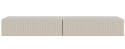 Selsey Veldio Wisząca Toaletka z 2 Szufladami, Szaro-Beżowa, 110 cm