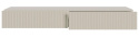 Selsey Veldio Wisząca Toaletka z 2 Szufladami, Szaro-Beżowa, 110 cm