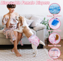 Pet Soft Disposable Dog Diapers – jednorazowe pieluchy dla suczek (XS, czerwone, 20 szt.)