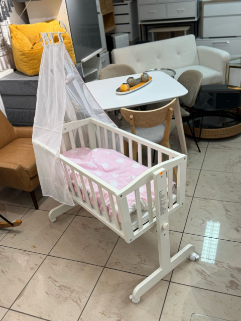 roba Kołyska dla niemowląt 40 x 90 cm z drewna – Mała Chmura roba Kołyska dla niemowląt 40 x 90 cm z drewna – Mała Chmura