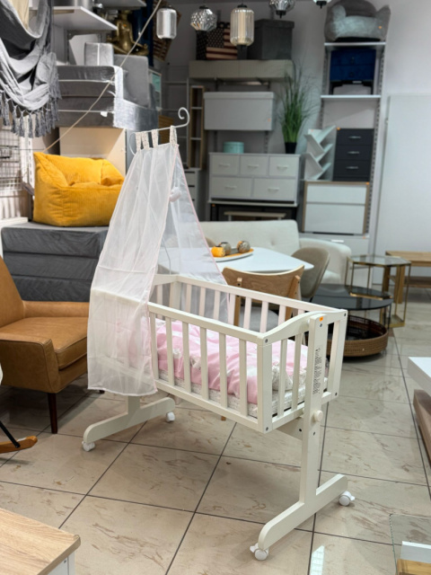 roba Kołyska dla niemowląt 40 x 90 cm z drewna – Mała Chmura roba Kołyska dla niemowląt 40 x 90 cm z drewna – Mała Chmura