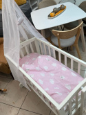 roba Kołyska dla niemowląt 40 x 90 cm z drewna – Mała Chmura
