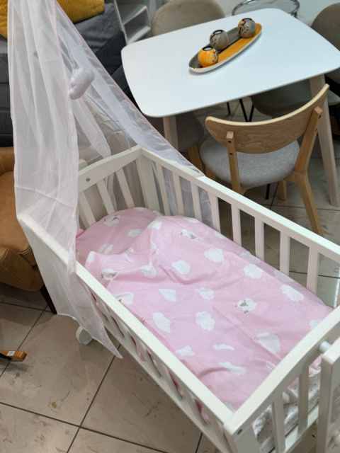 roba Kołyska dla niemowląt 40 x 90 cm z drewna – Mała Chmura roba Kołyska dla niemowląt 40 x 90 cm z drewna – Mała Chmura