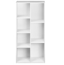 Amazon Basics Regał z 7 Kwadratowymi Przegródkami Biały 50 x 24 x 106 cm