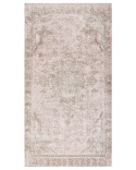Dywan Bawełniany Beliani MATARIM 80 x 150 cm Różowy Postarzany Orientalny