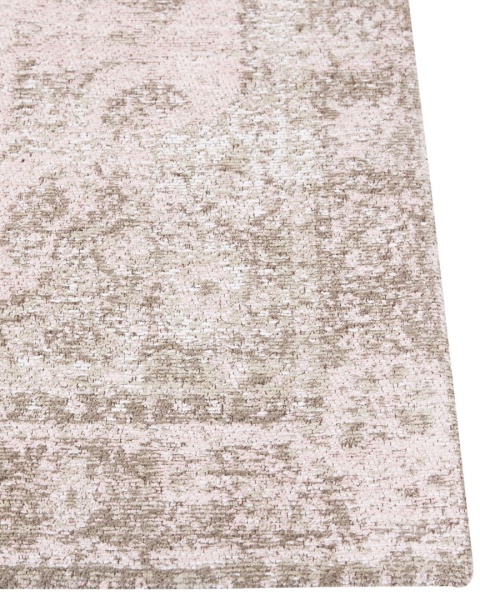 Dywan Bawełniany Beliani MATARIM 80 x 150 cm Różowy Postarzany Orientalny Dywan Bawełniany Beliani MATARIM 80 x 150 cm Różowy Postarzany Orientalny