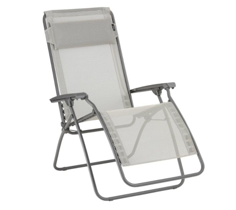 Leżak Lafuma Mobilier Fotel Relax R Clip – Luksusowy Fotel Wypoczynkowy z Pozycją Zero Grawitacji, Sztuczna Skóra, Żytni Beż Leżak Lafuma Mobilier Fotel Relax R Clip – Luksusowy Fotel Wypoczynkowy z Pozycją Zero Grawitacji, Sztuczna Skóra, Żytni Beż