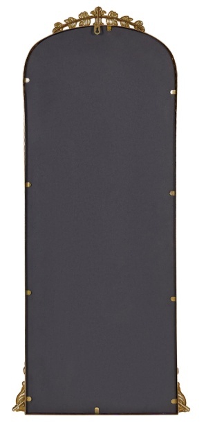 Lustro ścienne Beliani LIVRY – złote, 51×114 cm, metalowa rama, styl vintage Lustro ścienne Beliani LIVRY – złote, 51×114 cm, metalowa rama, styl vintage