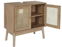 HOME DECO FACTORY Szafka Pod Umywalkę Bali Natural Crush 60 x 70 x 30 cm Brązowa