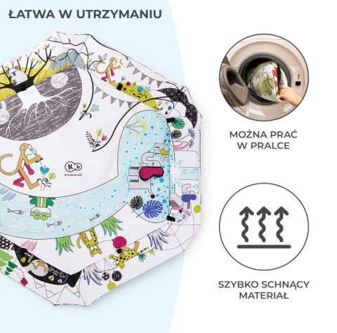 Kinderkraft Mata Edukacyjna SMARTPLAY Interaktywna z Funkcją Suchego Basenu i 7 Zabawkami Kinderkraft Mata Edukacyjna SMARTPLAY Interaktywna z Funkcją Suchego Basenu i 7 Zabawkami
