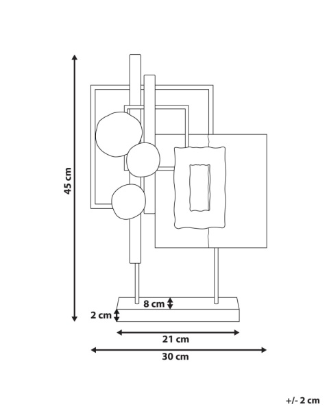 Figurka Beliani SULFUR Metal Złota – Złota Dekoracja Geometryczna Figurka Beliani SULFUR Metal Złota – Złota Dekoracja Geometryczna