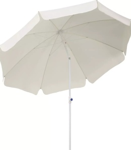 Schneider Parasol Ibiza Natural Ø 200 cm – UV 50+, Stalowy Stelaż, Regulowany Kąt Pochylenia, Impregnowany