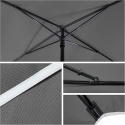 VOUNOT Prostokątny Parasol Ogrodowy / Balkonowy 200x125 cm, Pochylany