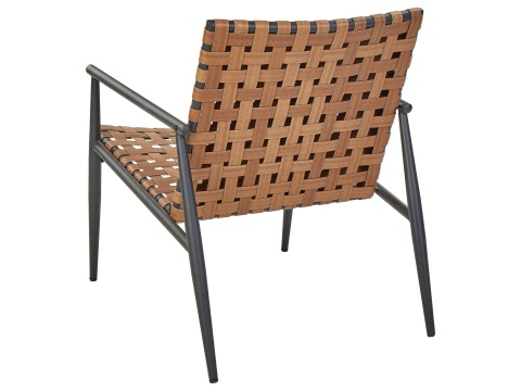 Zestaw Bistro Beliani ZIRIA PE Rattan Brązowy 2-osobowy Zestaw Bistro Beliani ZIRIA PE Rattan Brązowy 2-osobowy