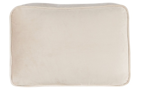 Beliani Szezlong Prawostronny beliani MIRAMAS Beżowy Welur sofa Beliani Szezlong Prawostronny beliani MIRAMAS Beżowy Welur sofa