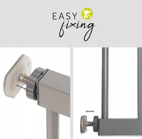 Bramka Zabezpieczająca Hauck Stop N Safe 2, Rozporowa + Rozszerzenie 21 cm (96-101 cm)