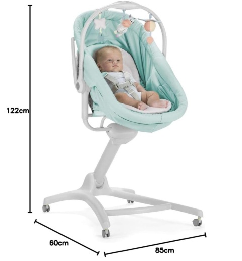Chicco Baby Hug 4 w 1 Wielofunkcyjny Fotelik/Leżaczek/Łóżeczko/Krzesełko Kolor AQUARELLE Chicco Baby Hug 4 w 1 Wielofunkcyjny Fotelik/Leżaczek/Łóżeczko/Krzesełko Kolor AQUARELLE