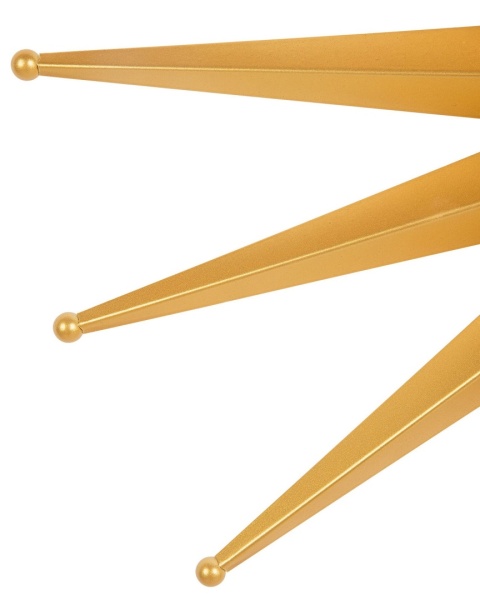 Lustro ścienne beliani PERELLI – metalowe, złote, 60 × 60 cm, dekoracyjne lustro w stylu sunburst Lustro ścienne beliani PERELLI – metalowe, złote, 60 × 60 cm, dekoracyjne lustro w stylu sunburst