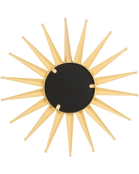 Lustro ścienne beliani PERELLI – metalowe, złote, 60 × 60 cm, dekoracyjne lustro w stylu sunburst Lustro ścienne beliani PERELLI – metalowe, złote, 60 × 60 cm, dekoracyjne lustro w stylu sunburst