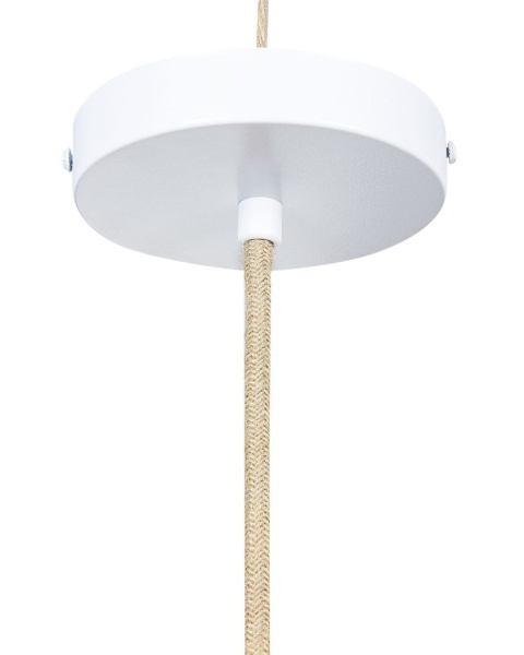 beliani Lampa wisząca YUMURI Rattan Jasnobeżowy z regulowanym kablem beliani Lampa wisząca YUMURI Rattan Jasnobeżowy z regulowanym kablem